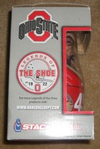 Ohio State Archie Griffin 3 Stacker Nesting Dolls OSU Buckeyes Legends 
