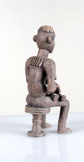 Anyi Mother Twins African Art Statue Figurine Sculpture