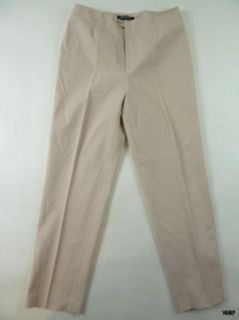 Evelyn Arthur Beige Stretch Fit Pants 12 Office Casual