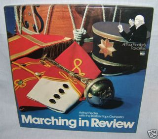 Arthur Fiedler Favorites LP Records Box Set Marching