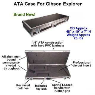 ATA Case for GIBSON EXPLORER GUITAR   Brand New!