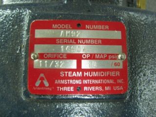 Armstrong Steam Humidifier AM92 14904 AM92 Air Handler