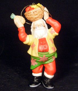 Danbury Mint Santas Around the World Christmas Ornament 