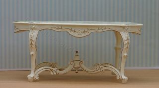 SaLeDollhouse Miniature Artisan Handpainted Dining Room Table