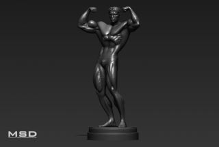 Arnold Schwarzenegger Bodybuilding Statue Pumping Iron not Sideshow 