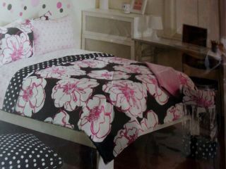 New Artistic Accents Sketch Floral 9 PC Extra Long Twin Comforter Set 