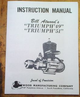 Bill Atwoods TRIUMPH 49 51 Instruction Manual