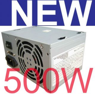 New 500 Watt ATX 12V Computer Power Supply 2 SATA IDE Intel P4 Desktop 
