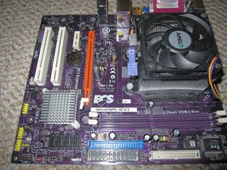 AMD ATHLON X64 ECS GeForce6100SM M micro atx motherboard combo