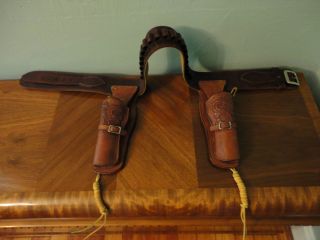 Early Patent Pending Arvo Ojala Vintage Western Matching Leather 