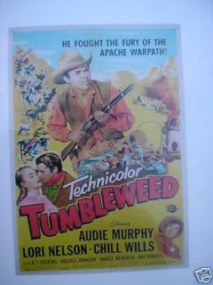 Audie Murphy  Tumbleweed 1953 DVD