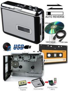 USB Audio Cassette Tape Converter to iPod CD MP3 Player