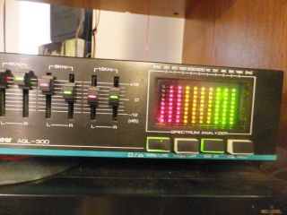Audio Linear BSR aql 300 Stereo Graphic Equalizer Spectrum Analyzer EQ 