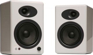 Audioengine A5+ Audiophile Powered Bookshelf Speakers (White)