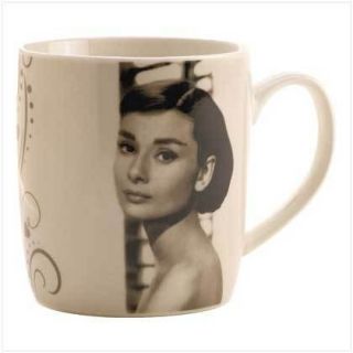 Audrey Hepburn White 12 oz Coffee Mug 5 Ceramic Avenue La New 11031 