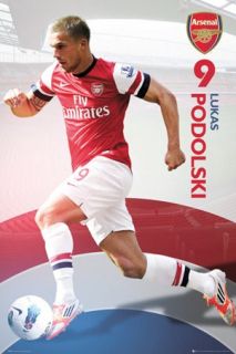 New Lukas Podolski Arsenal Football Club Poster