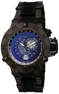 Invicta Subaqua Noma III Black Dragon Swiss Quartz Blue Dial GMT 