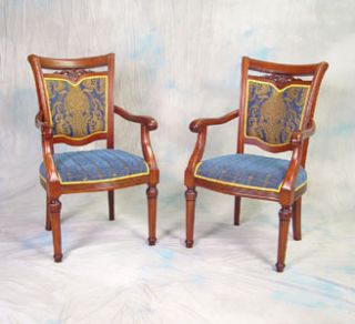 pair of victorian dining armchairs a gorgeous pair of birchwood arm 