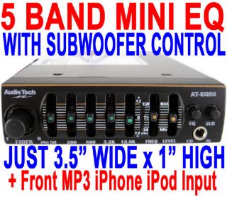 Mini 5 Band Car Audio Equalizer Sub Out EQ HQ Best New