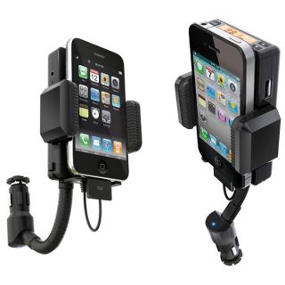 New Wireless FM Audio Transmitter Hands free Car Kit Remote for iPhone 