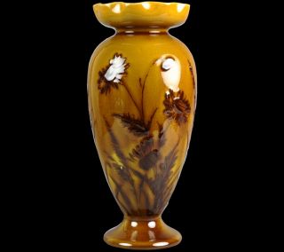   Linthorpe Signed Vase by Arthur Pascal Shorter 1879 1889