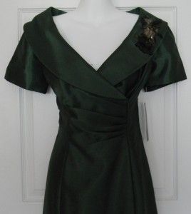   shantung dress is made by TAHARI ARTHUR S. LEVINE, petites size 6P