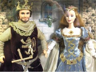 Barbie Y Ken Como Arturo Y Ginebra Reyes de Camelot Oferta Portes 