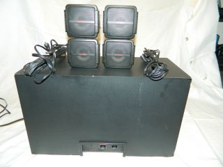 ATLANTIC TECHNOLOGY MULTIMEDIA SPEAKERS MODEL 100 SUBWOOFER AND 2 DUAL 