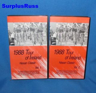 VHS 1988 Tour of Ireland Nissan Classic Bicycle Racing Cycling Video 