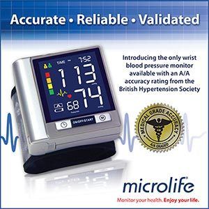    Deluxe Wrist BP Blood Pressure Monitor Auto Digital At Home Machine