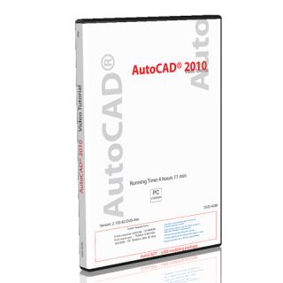 AutoCAD 2010 Basics Video Tutorial DVD  Online Included