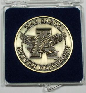 Auburn Tigers Football Poker Card Guard Protector Coin