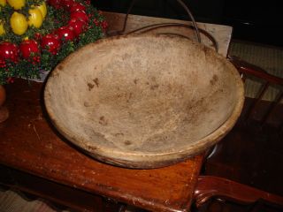 AN OUTSTANDING AMERICAN ASHWOOD BURL BOWL HUGE UNTOUCHED SURFACE VERY 