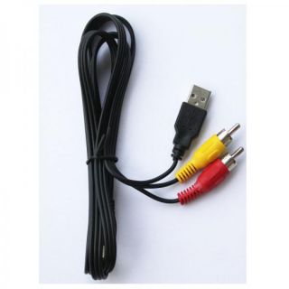 1pc AV Audio Video Cable for #18 HD H.264 Keycam camera external power 