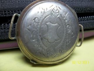 Avance Retard Pocket Watch 800 Silver Parts Only 1800s Remontoir 