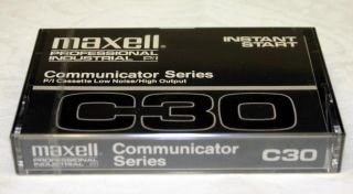 Maxell Professional Industrial Blank Sealed Audio Cassette Tape