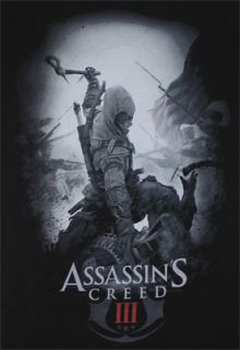 shirt features the cover art for assassin s creed iii
