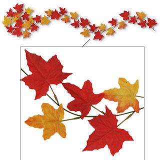 thanksgiving autumn leaf party garland decoration supplied in either 