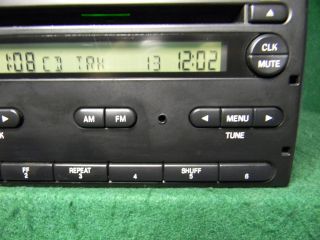 Ford Ranger F150 CD Radio with Aux MP3 SAT Aux iPod Input 4 Hole Mount 