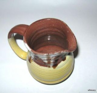 Pinecroft Pottery Small Creamer Pitcher Yellow Canada