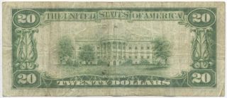 1929 $20 Atlantic Daytona Beach FL NB National Currency FR# 1801 1 