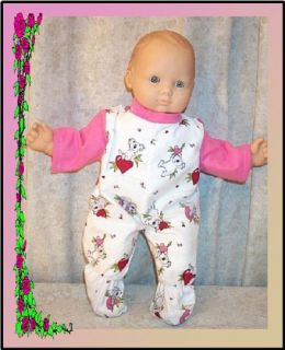 Doll Clothes Baby 14 16 inch Pajamas Fit American Girl Bitty Koala 
