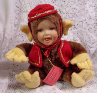   Show Stoppers Giggles Born to be Wild Series Plush Monkey w/ Baby Face
