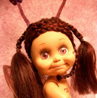 Galoob Baby Face Doll 10 OOAK Alien Pouncie Bumble Bee Leader Last 