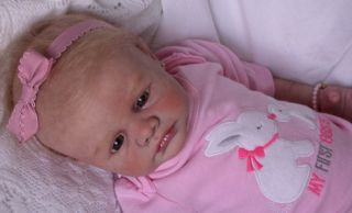 Reborn Baby Doll Girl Sophie Violet Sculpt by Marissa May 19 inch Must 