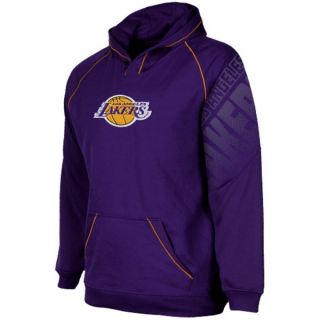 Los Angeles Lakers Adidas Purple Tip Off Hooded Sweatshirt Sz Youth 