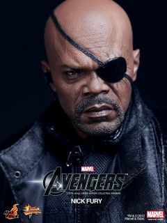 Hot Toys Marvel The Avengers 2012 Nick Fury Samuel L Jackson 1 6 New 