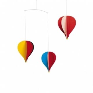 Flensted Hot Air Balloon Three 3 Hanging Baby Mobile