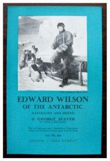 1937 Rare Prospectus   EDWARD WILSON OF THE ANTARCTIC   Cherry Garrard 