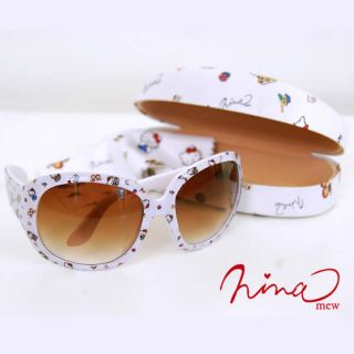 Hello Kitty x Nina Mew Sunglasses Ayumi Hamasaki Favorite Glasses 